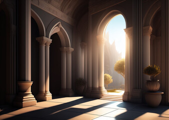 the architecture spinning in infinity . Generative AI