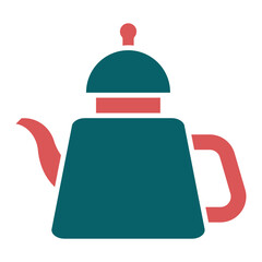 Tea Pot Icon Style