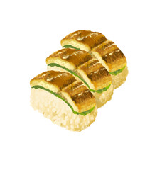 鰻の棒寿司