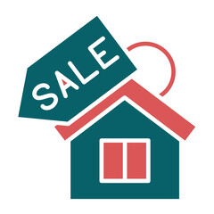 House Sale Icon Style