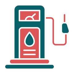 Gas Station Icon Style