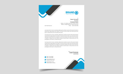 Corporate Letterhead Template Design