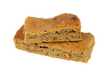 piece of homemade carrot cake