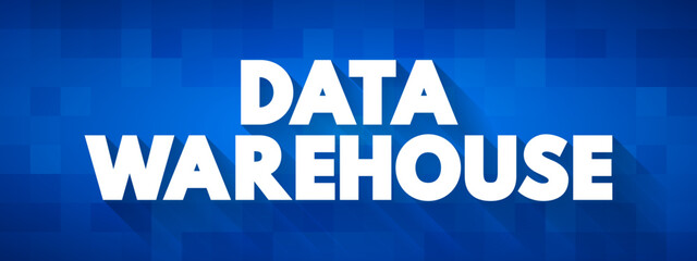 Data Warehouse - is a central repository of information that can be analyzed to make more informed decisions, text concept background
