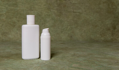 Modèle de mock up cosmétique blanc