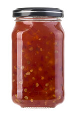 barbecue sauces in glass