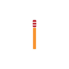 Matches icon. Simple style matches company poster background symbol. Matches brand logo design element. Matches t-shirt printing. Vector for sticker.
