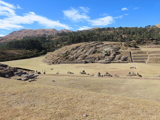 bales in the countryside