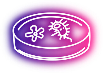 Collection of school neon