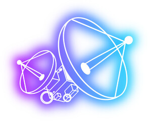 Collection of school neon