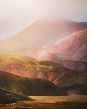 iceland rainbow mountains