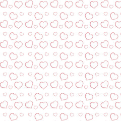 Background with hearts holiday decoration.