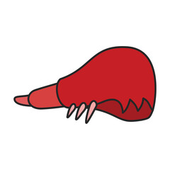 Bacteria of virus vector icon.Color vector icon isolated on white background bacteria of virus .