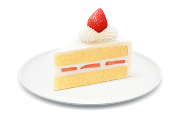 ショートケーキ いちご ケーキ イラスト リアル 
