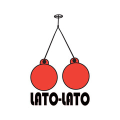 lato lato icon set games playing toy lato-lato © praja