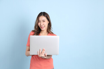 Naklejka premium Casual Asian Woman