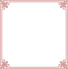 Chinese decorative frame