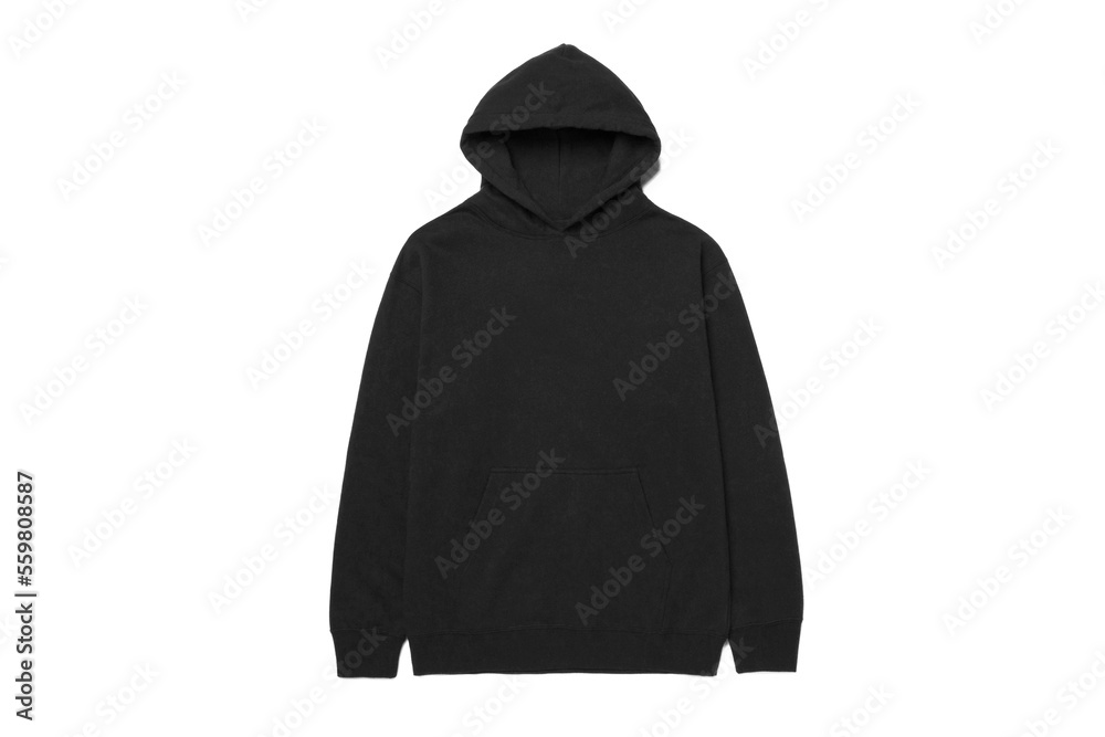 Wall mural Black Hoodie Mockup PNG