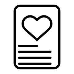 love letter icon