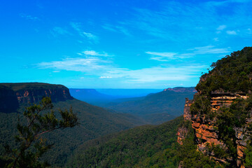 view of the mountains