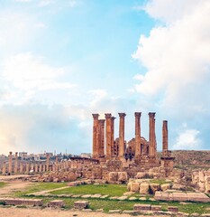 The ancient city of Jerash - Gerasa ruins - Jordan
مدينة جرش الأثرية- جراسا الأثرية- الاردن