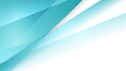 Blue smooth glossy stripes abstract background