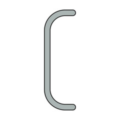 Door lock vector icon.Color vector icon isolated on white background door lock.