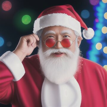 Asian Pacific Santa Claus