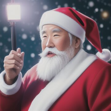 Asian Pacific Santa Claus