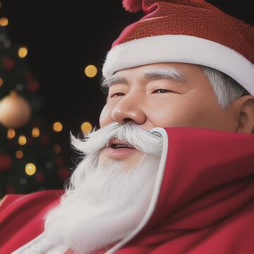 Asian Pacific Santa Claus