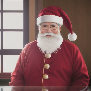 Asian Pacific Santa Claus