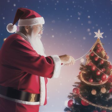 Asian Pacific Santa Claus