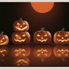 Fototapeta premium Halloween Jack O Lantern
