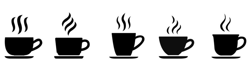 Coffee cup icon. Vector illustration. on white background