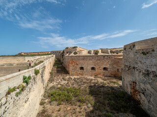 Fortaleza de la Mola, La Mola Fortress, Balearic Islands, Maó, Mahon, Menorca, Balearic Islands, Spain,