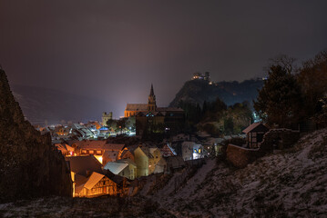 Winterliches Mittelrheintal bei Oberwesel