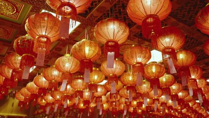 Bangkok, Thailand - January 2023: The celebration of the traditional Chinese new year festival in east Asia