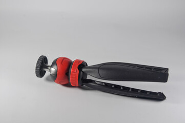 mini tripod isolated on white background