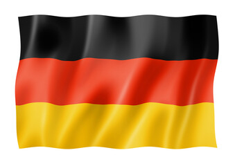German flag isolated on white - 559826585