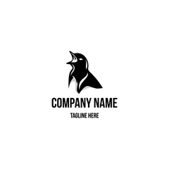 Penguins logo design icon. Penguins design inspiration. Penguins logo design template. Animal symbol logotype. Gentoo penguins symbol silhouette.