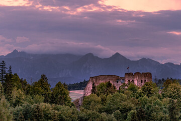 zamek, tatry, pieniny, góry © Danielski