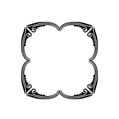 frames in vintage style with elements of ornament, art, pattern, background, texture