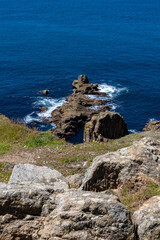 rocks in the ocean