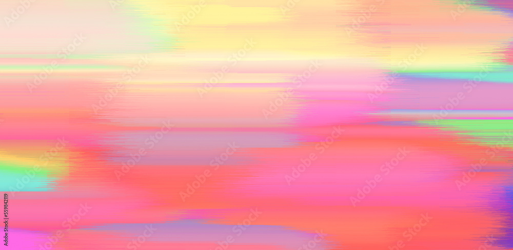 Poster Abstract background with digital pixel noise glitch artifacts.