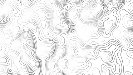 Topographic map. 	
Abstract white topography vector background. Line topography map design. The concept of conditional geographical pattern and topography.	
