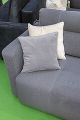 Pillows Cushions Grey Sofa