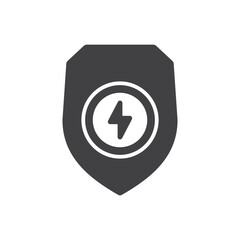 Power Security Icon - Electric Protection Icon