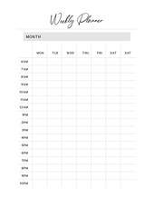 Bullet journal, Planner, Habits tracker printable Template