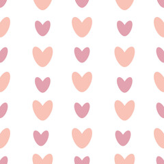 seamless pattern with hearts. 