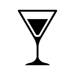 Wine glass icon vector design template